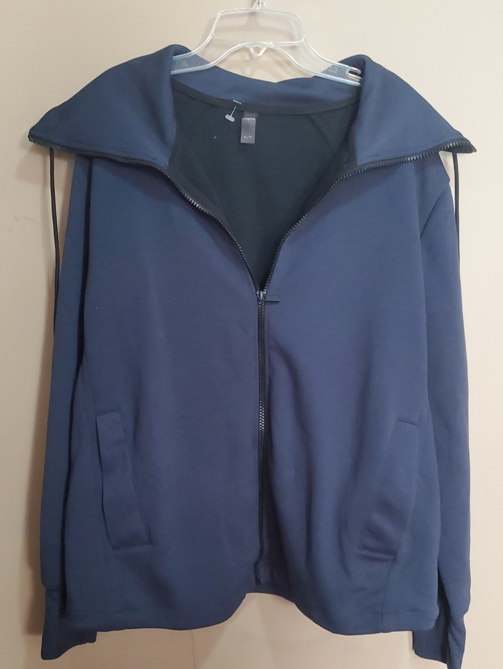 Men's Navy Zip-Up Jacket Size Xl